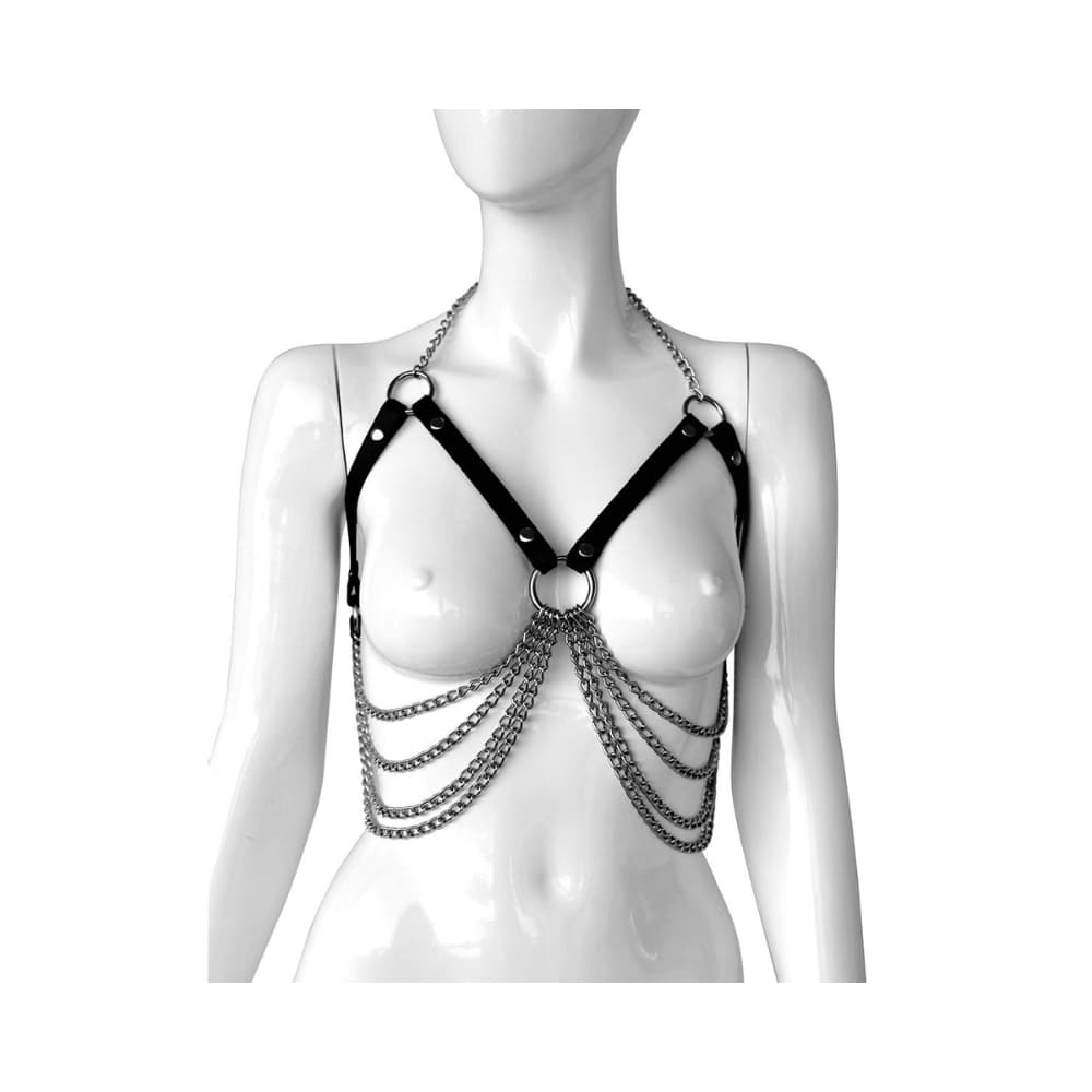 Læder Harness med Kæder - Winkwink.dk