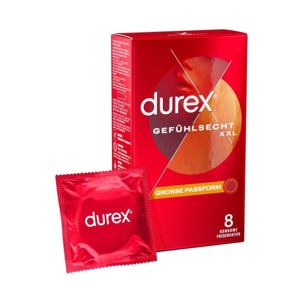 Durex Kondomer - XXL - 8 stk. - Winkwink.dk
