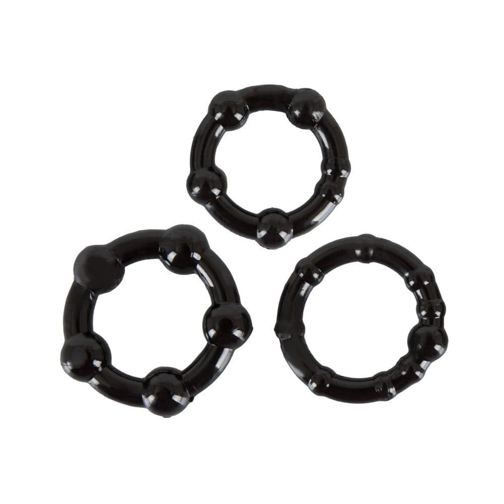 Cock Rings Set "Get Hard" Schw - Winkwink.dk