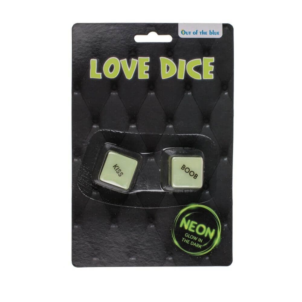 Love Dice - Glow in the Dark - Winkwink.dk