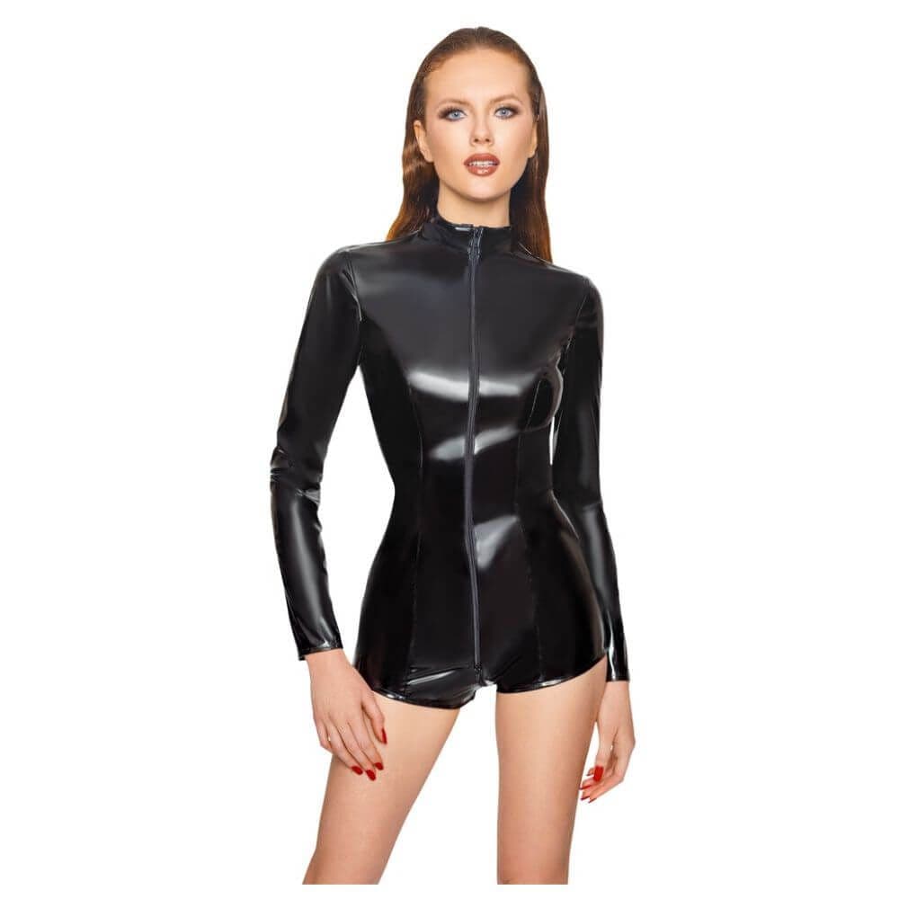 Black Level Jumpsuit med Korte Ben og Lange Ærmer S - Winkwink.dk