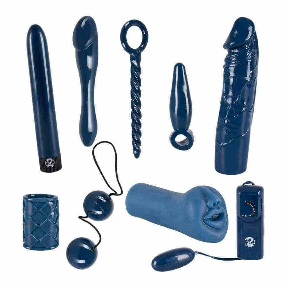 You2toys Midnight Blue - 9 dele - Winkwink.dk