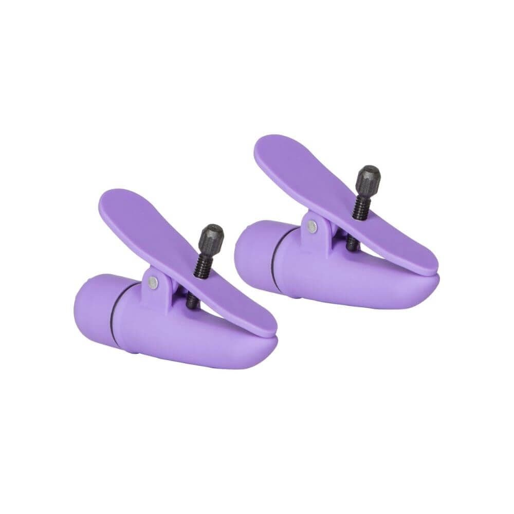 California Exotic Novelties Nipplettes - Bröstvårtsklämmor Med Vibration - Winkwink.dk