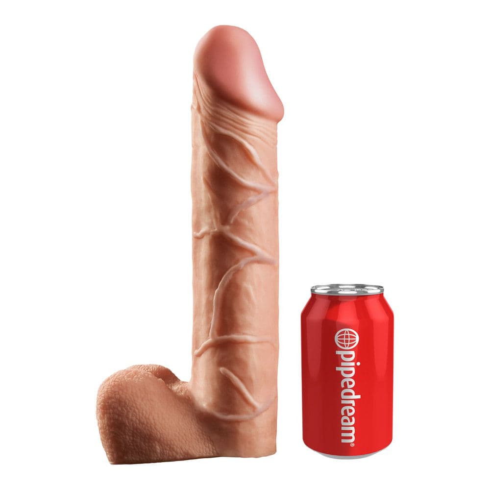King Cock Hollow Strap-on - Sele-Sæt 30 cm-Lys hudfarve - Winkwink.dk