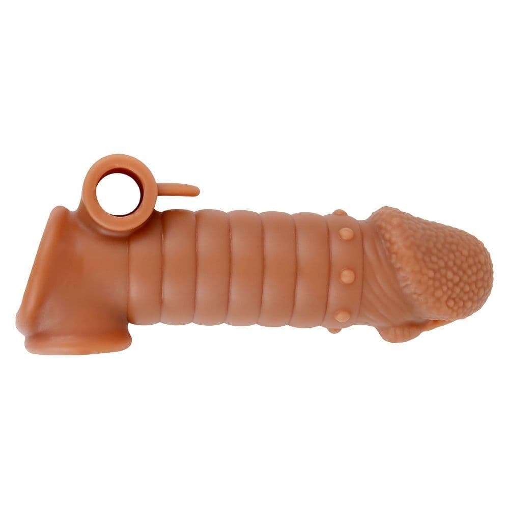Penis Sleeve inkl. Bullet Vibrator - Winkwink.dk